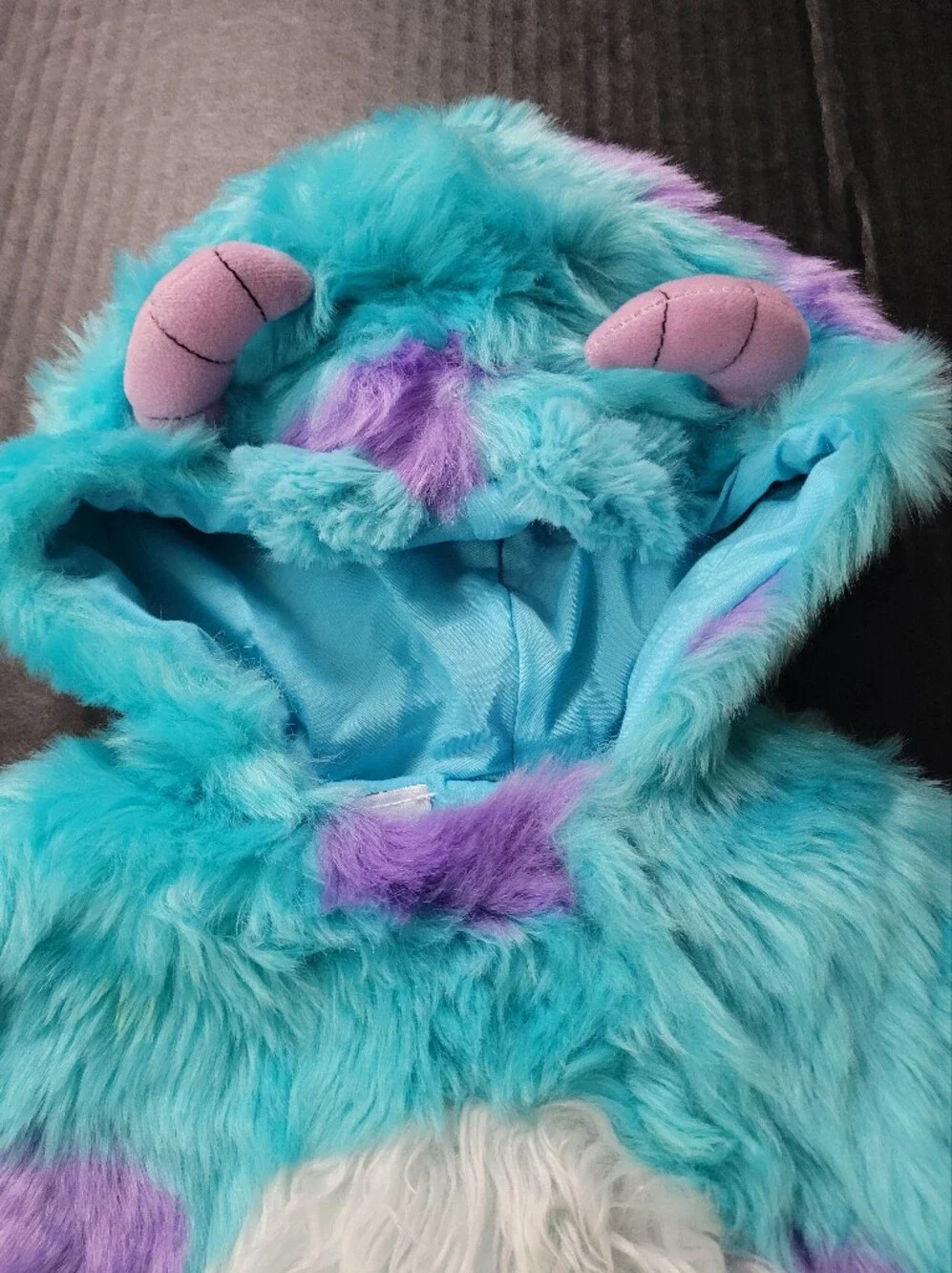 Pottery Barn Kids Sulley Monsters Inc Costume Outfit Foot Covers 0-6 Months Baby